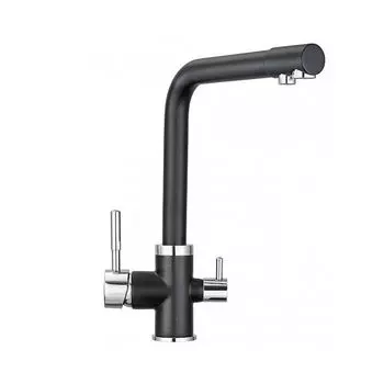 Смеситель для кухни Granula GR-2015 шварц