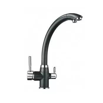 Смеситель для кухни Granula GR-2167 шварц