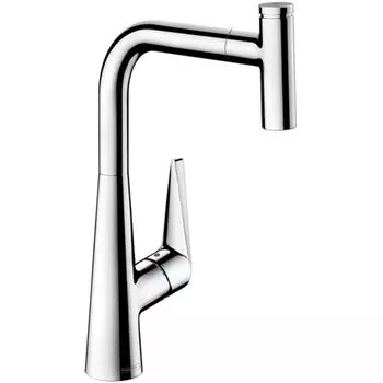 Смеситель для кухни Hansgrohe Тalis Select S 72821000 с выдвижным изливом