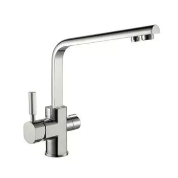 Смеситель для кухни Kaiser Decor 40144-5 с подключением к фильтру Silver