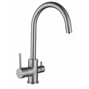 Смеситель для кухни Kaiser Merkur 26744-5 с подключением к фильтру Silver