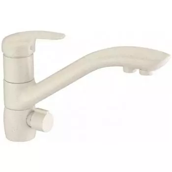 Смеситель для кухни Kaiser Venus 39066-4ORA с подключением к фильтру Sandbeige