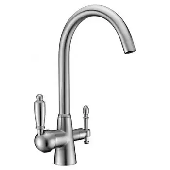 Смеситель для кухни Kaiser Vincent 31744-5 с подключением к фильтру Silver