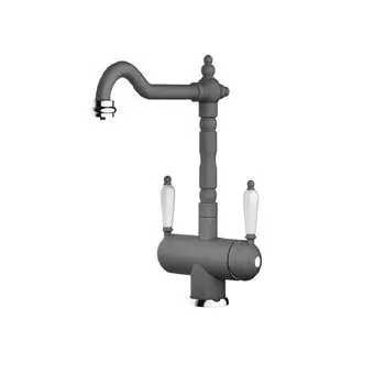 Смеситель для кухни Omoikiri Amagasaki (4994071) с подачей фильтрованной воды платина