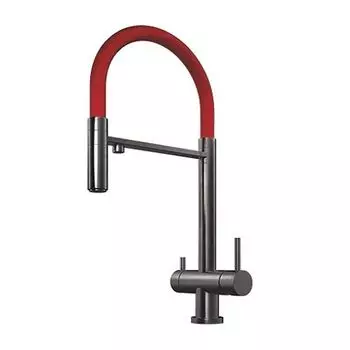 Смеситель для кухни Omoikiri Kanto-PVD-GM (4994013) с подачей фильтрованной воды