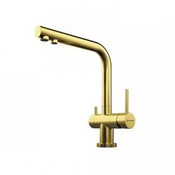 Смеситель для кухни Omoikiri Nagano-PVD-G (4994178) с подачей фильтрованной воды
