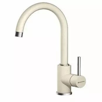 Смеситель для кухни Omoikiri Shinagawa-BE (4994111) С-образный ваниль