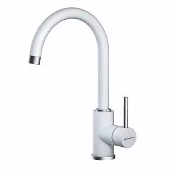 Смеситель для кухни Omoikiri Shinagawa-WH (4994108) С-образный