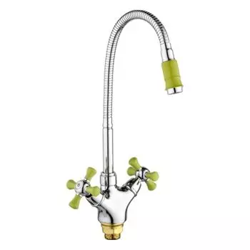 Смеситель для кухни РМС SL92GR-279F с гибким изливом