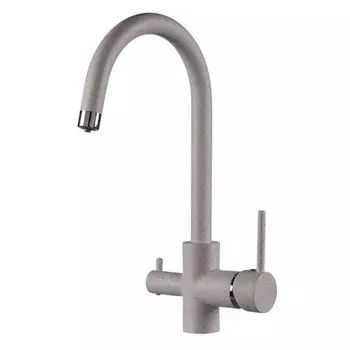 Смеситель для кухни Rossinka Z35-28-White с подачей фильтрованной воды