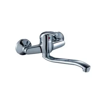 Смеситель для кухни с S-образным изливом Rossinka C40-24