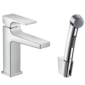 Смеситель для раковины Hansgrohe Metropol 32522000 с гигиеническим душем