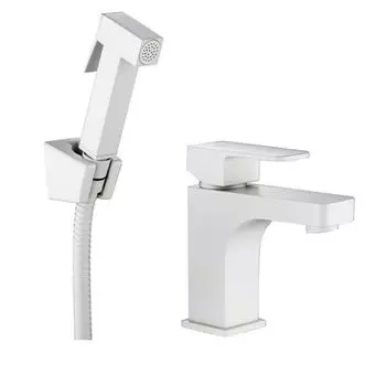 Смеситель для раковины Kaiser Sonat 34088-4 White