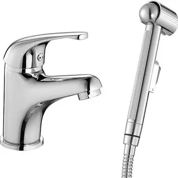 Смеситель для раковины Milardo Davis с гигиеническим душем (DAVSB00M08)