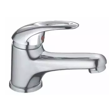 Смеситель для раковины (однорычаж.) силумин, хром CN1003 Haiba