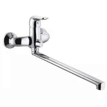 Смеситель для ванны (длинн. излив, однорычаж., без лейки и шланга) JD-E112-6-1 Janedo