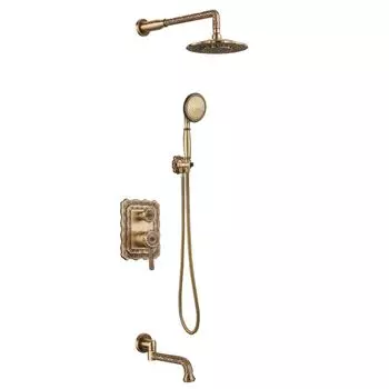 Смеситель для ванны Lemark Jasmine LM6622B встраиваемый