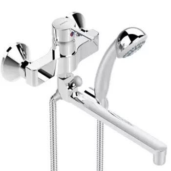 Смеситель для ванны Vidima Логик BA280AA поворотный излив