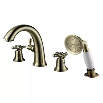 Смеситель встраиваемый для ванны Lemark Vintage LM2841B