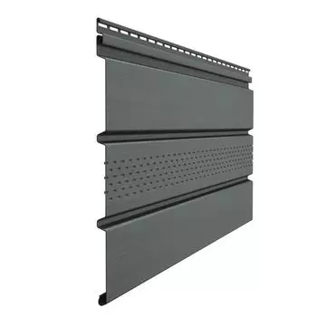 Софит с центральной перфорацией Docke Premium Графит 3 м
