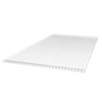 Сотовый поликарбонат Rational прозрачный 4мм 2,1х6м плотн.0,42кг/м2