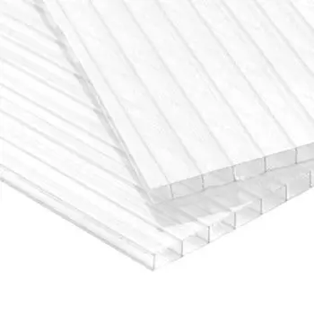 Сотовый поликарбонат Rational прозрачный 4мм 2,1х6м плотн.0,52кг/м2