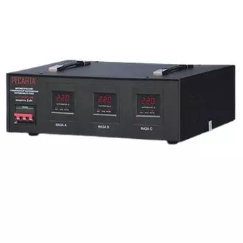 Стабилизатор напряжения Ресанта АСН-3000/3-ЭМ