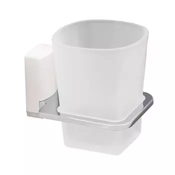 Стакан стеклянный WasserKraft Leine К-5028WHITE