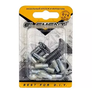 Стеклодержатель 5х16мм никель (12 шт) Element