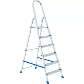 Стремянка алюминиевая 6 ступеней Сибртех
