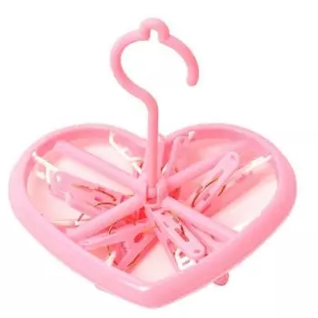 Сушилка для белья Сердце, 8 прищепок Resh Code