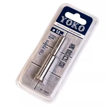 Сверло алмазное по керамограниту ø 12 мм Yoko