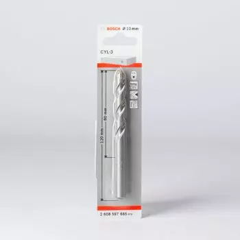 Сверло по бетону 10х120мм, BOSCH