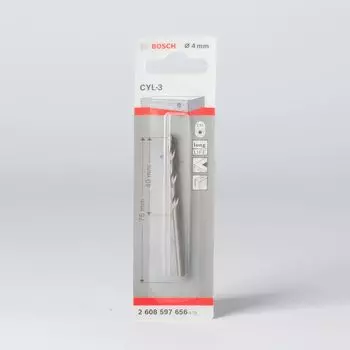 Сверло по бетону 4х75мм, BOSCH