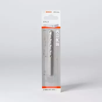 Сверло по бетону 6х100мм, BOSCH