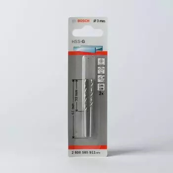 Сверло по металлу 3,0мм, BOSCH