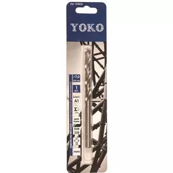 Сверло по металлу 7,0х109мм, 1 шт/уп Yoko