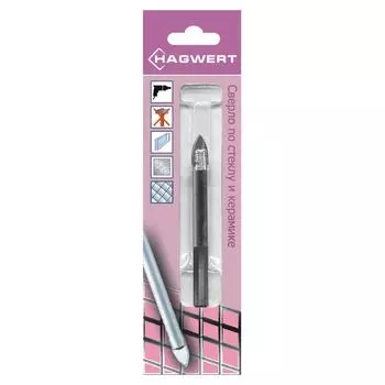 Сверло по стеклу 4,0мм Hagwert