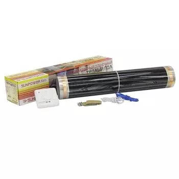 Теплый пол пленочный SUN POWER FILM 1080 Вт, 6 м2 с терморегулятором