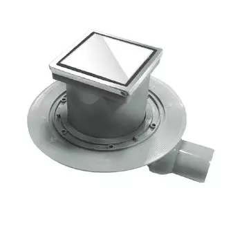 Трап для душа Pestan Confluo Standard 4 150х150 мм (13000096) белое стекло