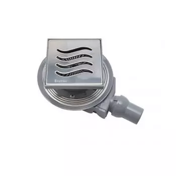 Трап для душа Pestan Confluo Standard Tide 4 150х150 мм (13000004) стальная решетка