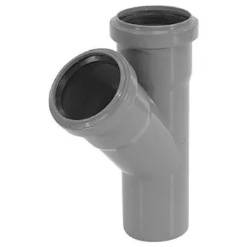 Тройник канализационный Tebo 110х110х45гр