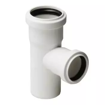 Тройник канализационный 50х50х87гр малошумный РТП Elite