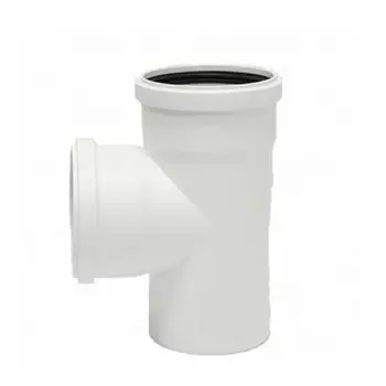 Тройник канализационный малошумный 110х110х87 РТП ELITE