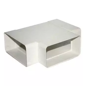 Тройник плоский 55x110мм, ВЕНТС