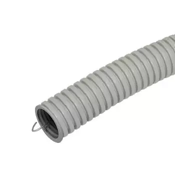 Труба гофрированная ПВХ 25мм с протяжкой лёгкая (50м) Промрукав