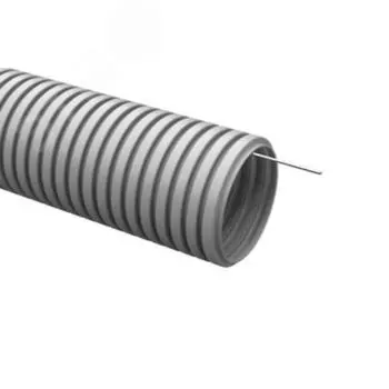 Труба гофрированная ПВХ 20 мм с протяжкой (100 м)