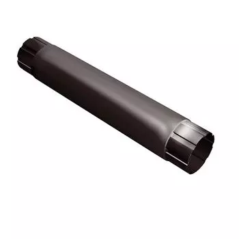 Труба соединительная Ø90 1м (RAL 8017-0,55) шоколад