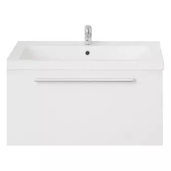 Тумба под раковину 1Marka Соната 75П белый (У51040)
