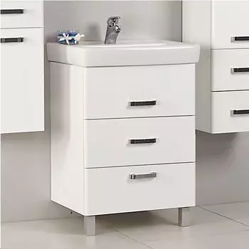 Тумба под раковину Акватон Америна 60 М белый (1A168901AM010)